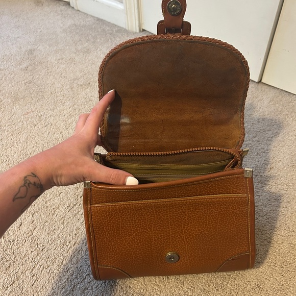 Dooney & Bourke Brown Leather Handbag - Picture 4 of 9